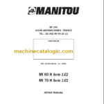 MANITOU MI 60 H Serie 1-E2 REPAIR MANUAL