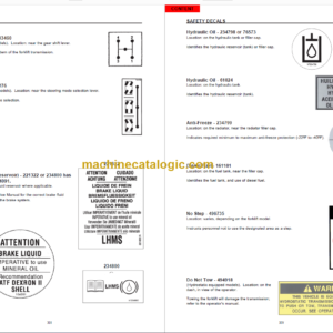 MANITOU M30 40 50-4 H L OPERATOR SERVICE MANUAL