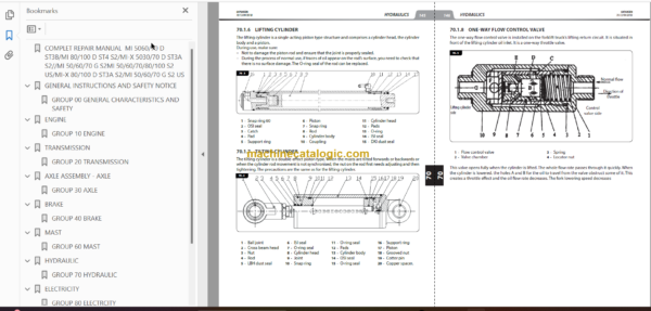 MANITOU MI-X 80 D C ST3A S2 REPAIR MANUAL