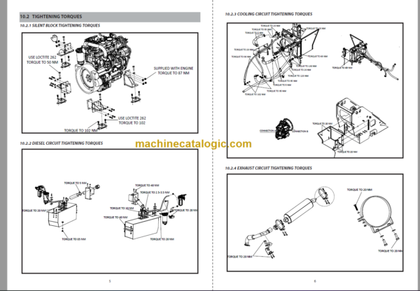 Manitou MXT 1740 Perkins engine Repair Manual