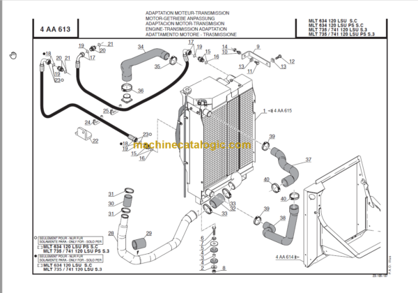 Manitou MLT 634 Serie C E2 PARTS CATALOGUE