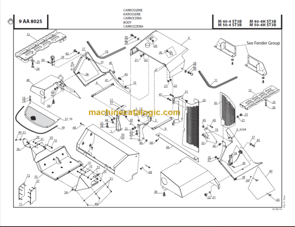 MANITOU M 30-4 + H ST3B PARTS CATALOGUE