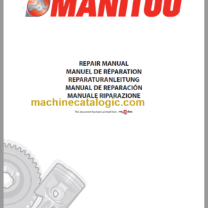 Manitou MLT 742 H T LSU Repair Manual