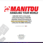 Manitou MLT 627 COMPACT SB E2 PARTS CATALOGUE