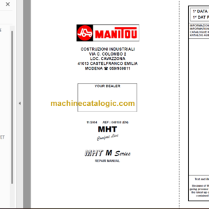 MHT 10120 L 16 REPAIR MANUAL