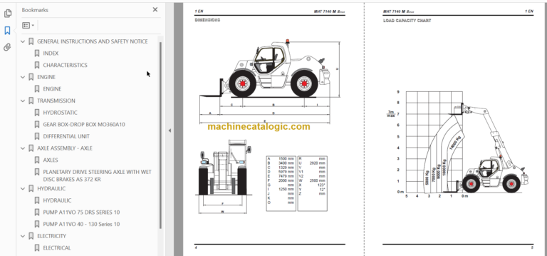 MHT 10120 L 16 REPAIR MANUAL