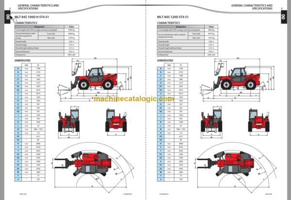 Manitou MLT-X 735 S6 E3 CAaManitou MLT 845 100D H ST4 S1 Repair ManualTALOGUE