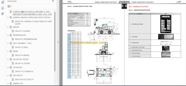 Manitou MRT-X 1640 EASY 75P 360 ST3A S2 REPAIR MANUAL