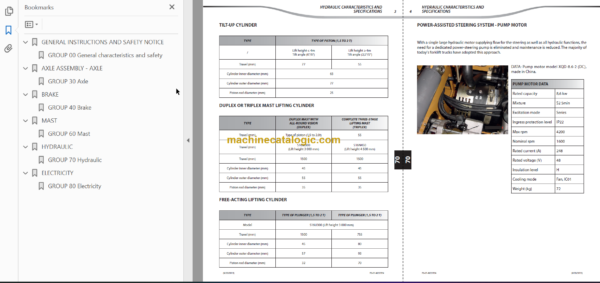 MANITOU ME318 Series 2 REPAIR MANUAL