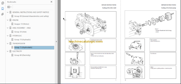 Manitou MLT 742 H T LSU Repair Manual