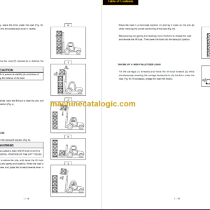 MANITOU M30-2 4T H OPERATOR SERVICE MANUAL