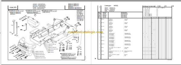 MANITOU M26-2 S3-E2 PARTS CATALOGUE