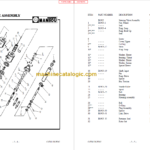 MANITOU T602TC-D PARTS MANUAL SERIES F