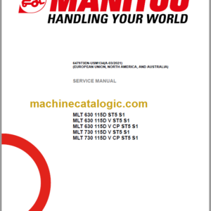 Manitou MLT 730 ST5 S1 Service Manual