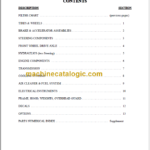 MANITOU T602TCP-DXL PARTS MANUAL SERIES F