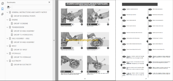 MANITOU MI 70 H Serie 1-E2 REPAIR MANUAL