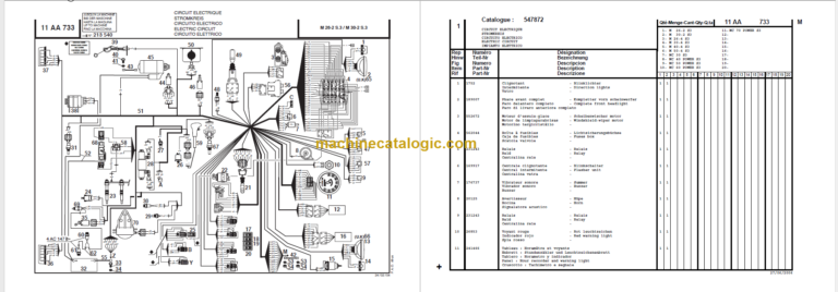 MANITOU M26-4 S3-E2 PARTS CATALOGUE