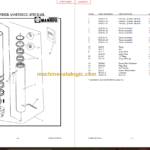 MANITOU 5500ER Series Parts Manual