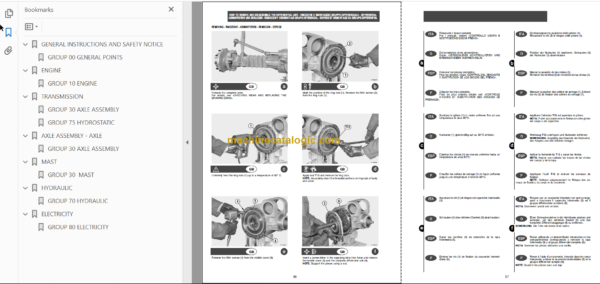 MANITOU MI 70 H Serie 1-E2 REPAIR MANUAL