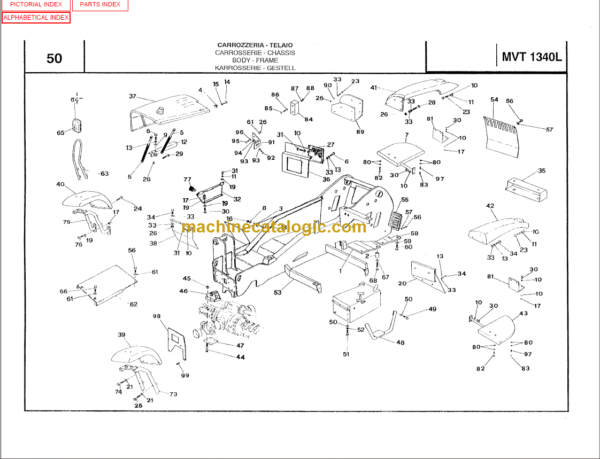 Manitou MVT 930 Parts Catalogue