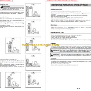 MANITOU MSI 50H S1-E2 OPERATOR’S MANUAL