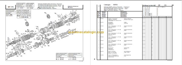 MANITOU M26-4 S3-E2 PARTS CATALOGUE