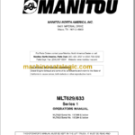Manitou MLT 629 Series 1 Operator's Manual