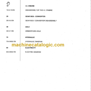 MANITOU MC 40 POWERSHIFT REPAIR MANUAL