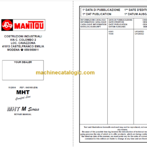 MHT 7140 M Series REPAIR MANUAL