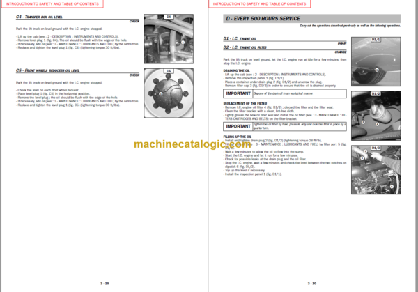 MANITOU MSI 50H S1-E2 OPERATOR'S MANUAL