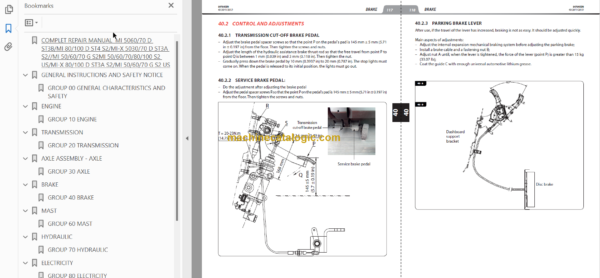 MANITOU MI-X 80 D C ST3A S2 REPAIR MANUAL