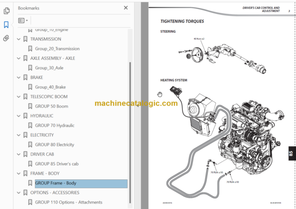 Manitou MLT 840 ST3B Repair Manual