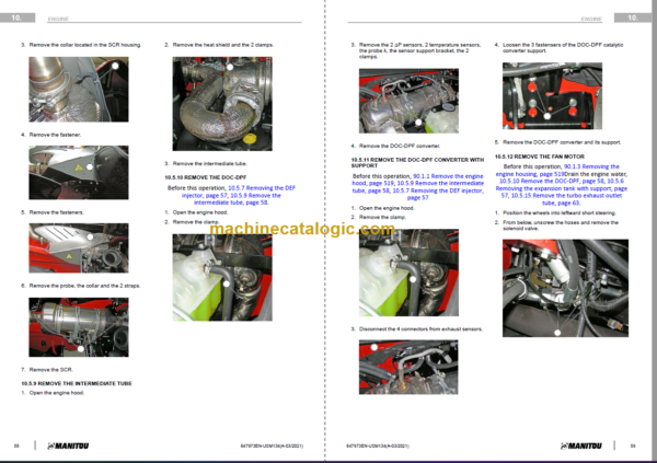 Manitou MLT 730 ST5 Service Manual