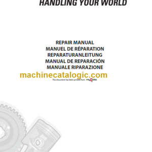 MANITOU CD(15-35P) CG(15-35P) Repair Manual