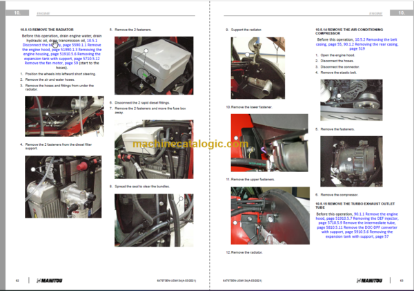 Manitou MLT 730 ST5 Service Manual