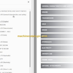 Manitou MLT-X732 Repair manual