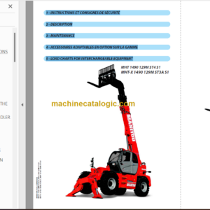 Manitou MHT 1490 129M ST4 S1 OPERATOR’S MANUAL