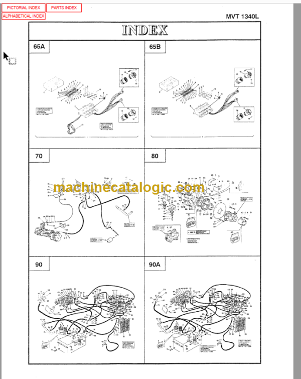 Manitou MVT 670 Parts Catalogue