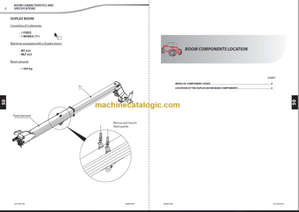 Manitou MLT 625 H 75K ST5 Repair Manual