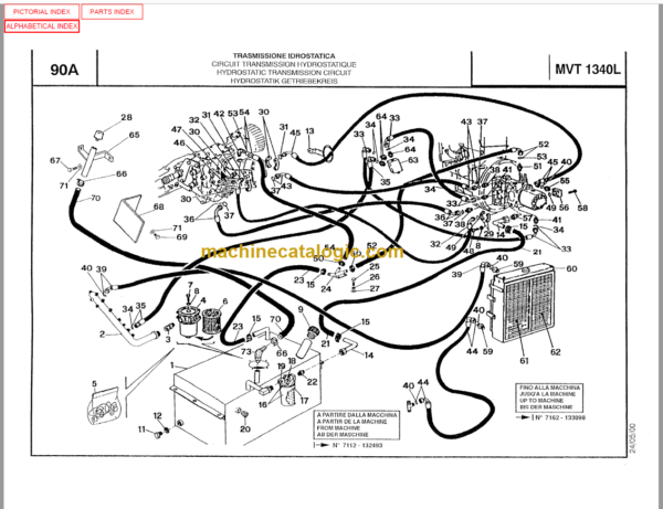 Manitou MVT 670 Parts Catalogue