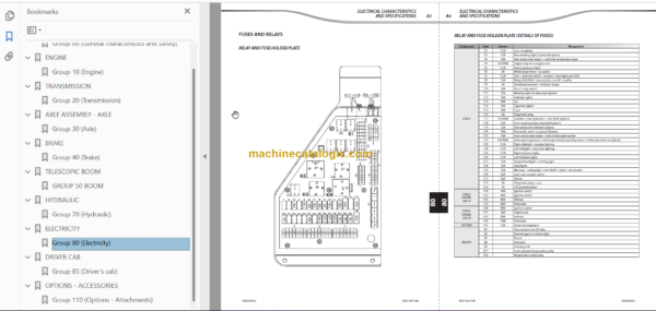 Manitou MLT-X732 Repair manual