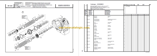 MANITOU M30-4 S3-E2 PARTS CATALOGUE