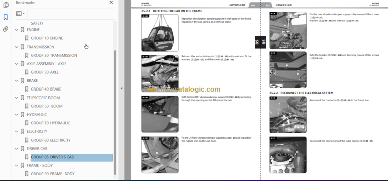 Manitou MRT-X 1840 EASY 75P 400 ST3A S2 REPAIR MANUAL