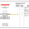 MANITOU M40-4 S3-E2 PARTS CATALOGUE