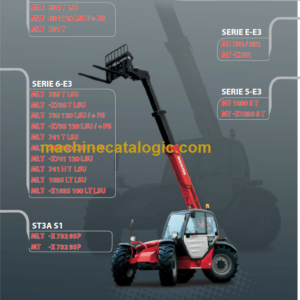 Manitou MLT-X735 SERIE 6-E3 Repair manual