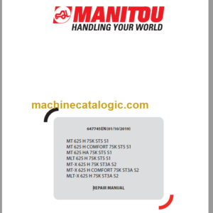 Manitou MLT 625 ST5 Repair Manual