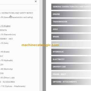 Manitou MLT 634 LSU S G E3 Repair Manual