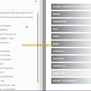 Manitou MLT-X735 SERIE 6-E3 Repair manual