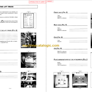 Manitou MLT 633 Series 1 Operators Manual