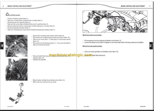 Manitou MLT 625 ST5 Repair Manual